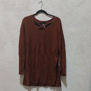 MAKE OFFER K Jordan Deep Brown Knit Sweater